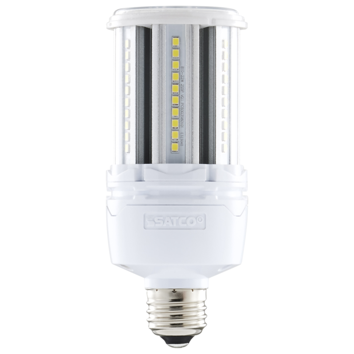 Satco 22 Watt LED HID Replacement - 80 CRI - 5000K - Type B - Ballast Bypass - Medium base - Economy Hi-Pro