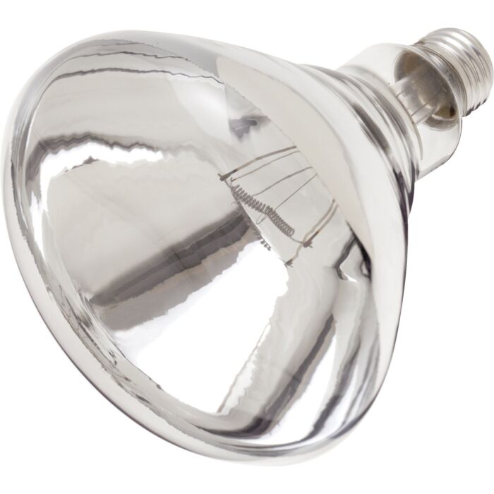 Satco 250 Watt BR40 Incandescent - Clear Heat - 6000 Average rated hours - Medium base - 120 Volt