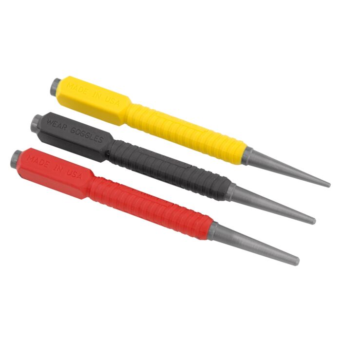 Stanley DYNAGRIP Nail Punch w/ Handle (3pc)