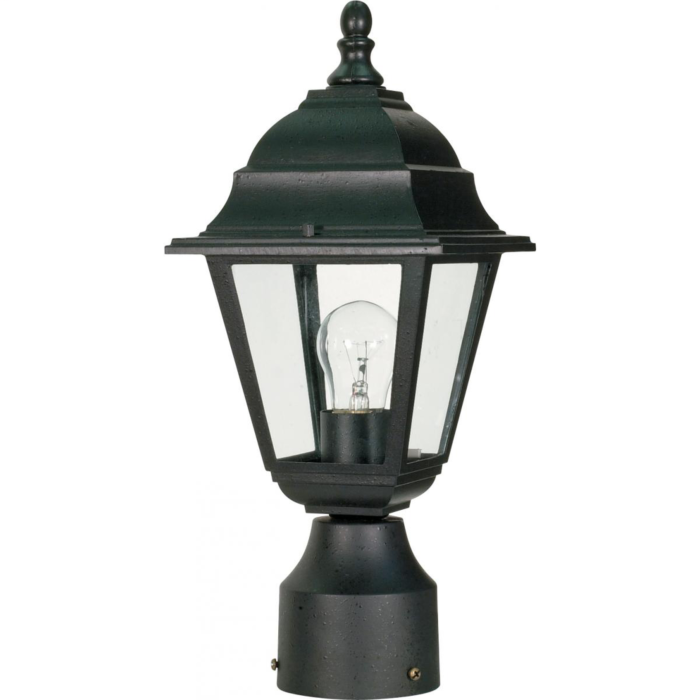 Satco Briton Post Lantern (Black) 14 in.
