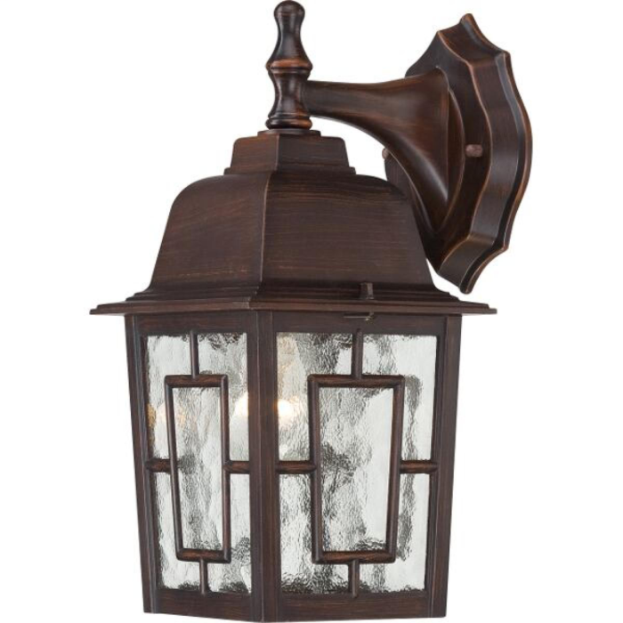 Satco Banyan Outdoor Wall Light (Rustic Bronze) 12 in.