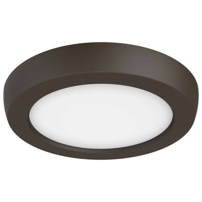 Satco Blink Pro - 9W - 5in - LED Fixture - CCT Selectable - Round Shape - Bronze Finish - 120V