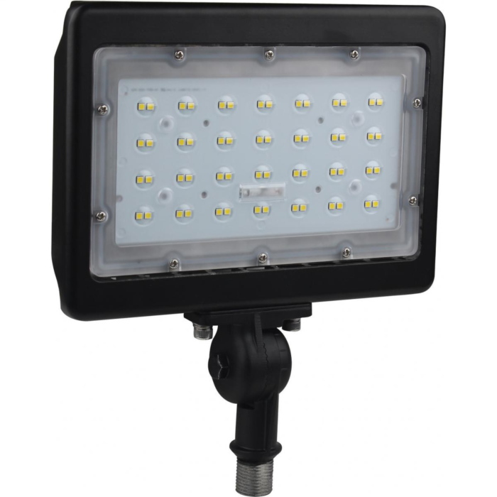 Satco LED Large Flood Light- 50W - 5000K - Bronze Finish - 100-277V