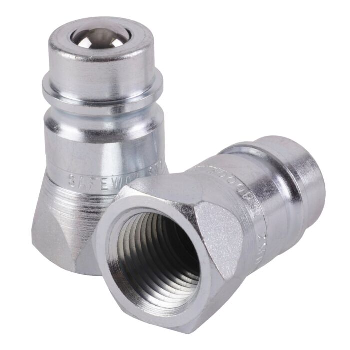 Safeway 1/2 in-14 NPT 3000 psi Quick Connect Hydraulic Hose Coupling
