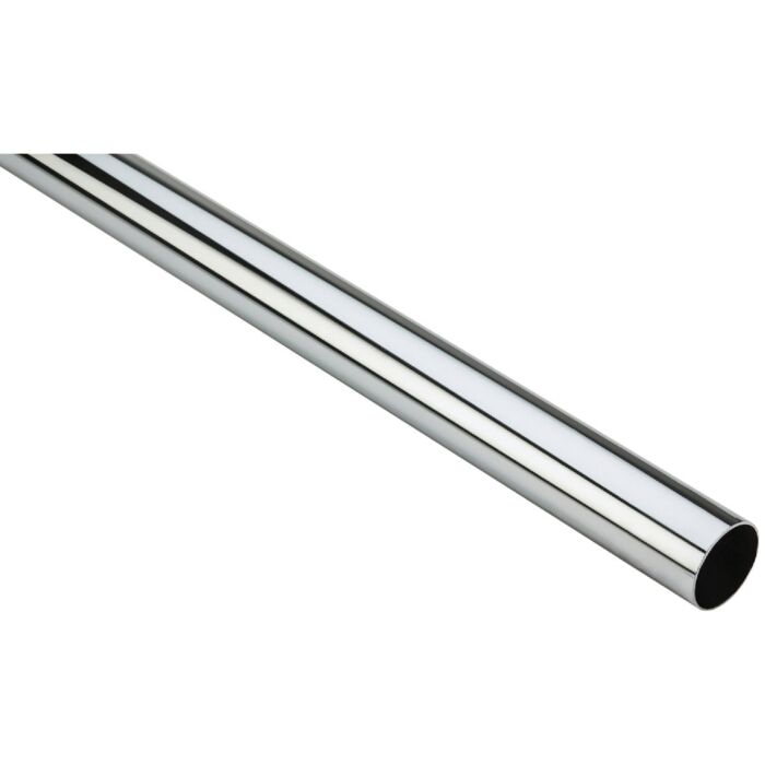 Stanley Home Designs 8 Ft. x 1-5/16 In. Cut-to-Length Closet Rod, Chrome