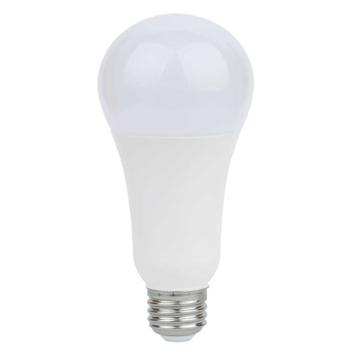 Satco 5 Watt/15 Watt/21 Watt - A21 LED - 3-way - Frosted - 5000K - Medium base - 120 Volt
