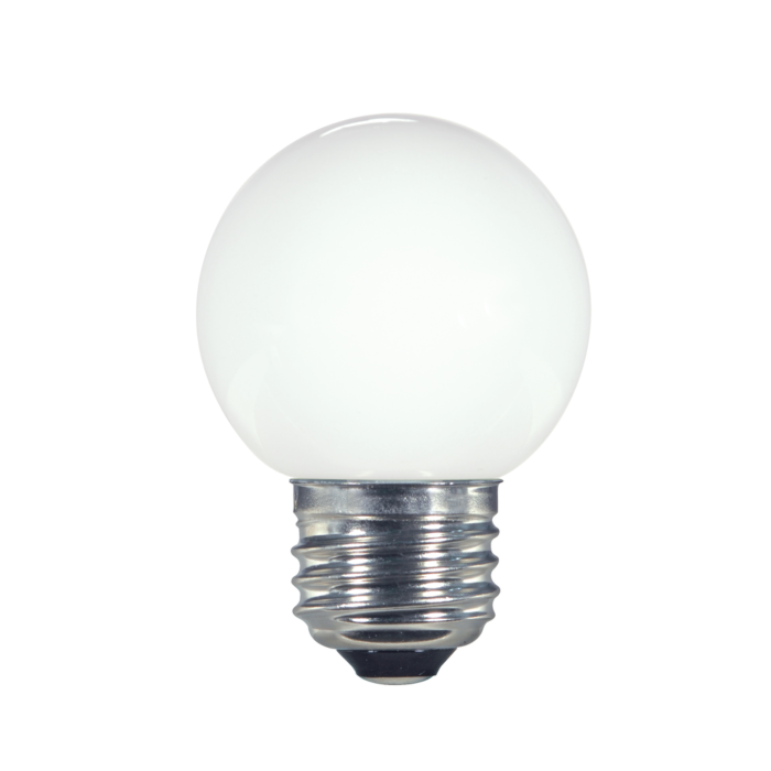 Satco 1.4 Watt LED - G16 1/2 - White - 2700K - Medium base - 120 Volt - Carded