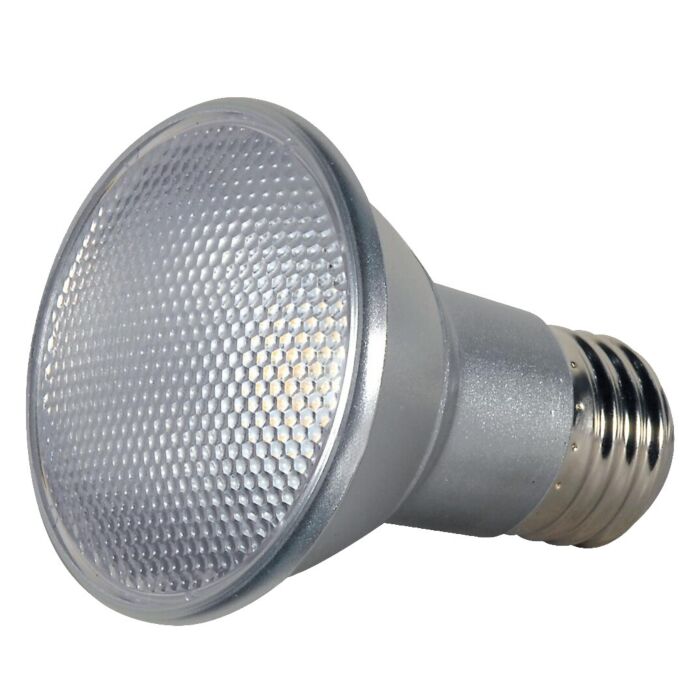 Satco 7 Watt PAR20 LED - 2700K - 40 deg. Beam Angle - Medium base - 120 Volt