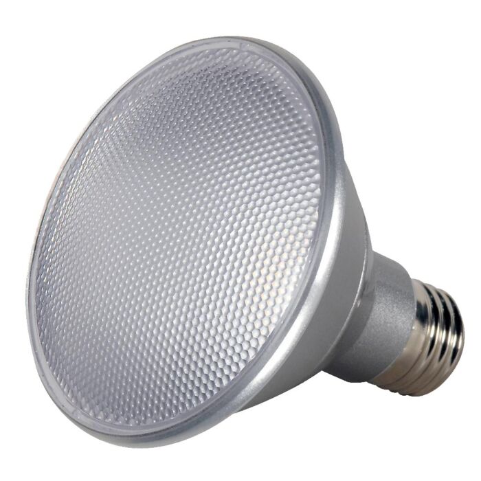Satco 12.5 Watt - PAR30SN LED - 2700K - 60 deg. Beam Angle - Medium base - 120 Volt