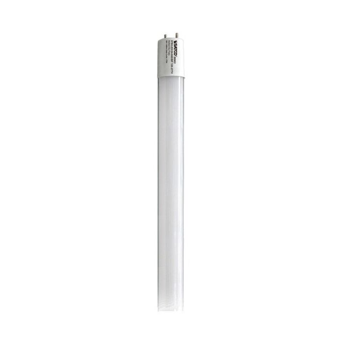 Satco 9 Watt T8 LED - 4000K - Medium Bi Pin base - 50000 Average rated hours - 1150 Lumens - Type B - Ballast Bypass - Double Ended Wiring