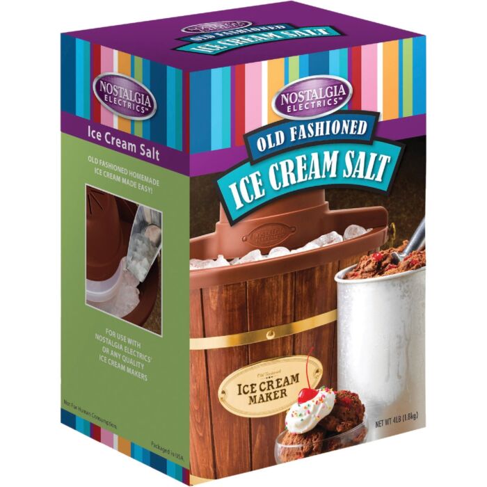 Nostalgia Old Fashioned Ice Cream Salt - 4 lb