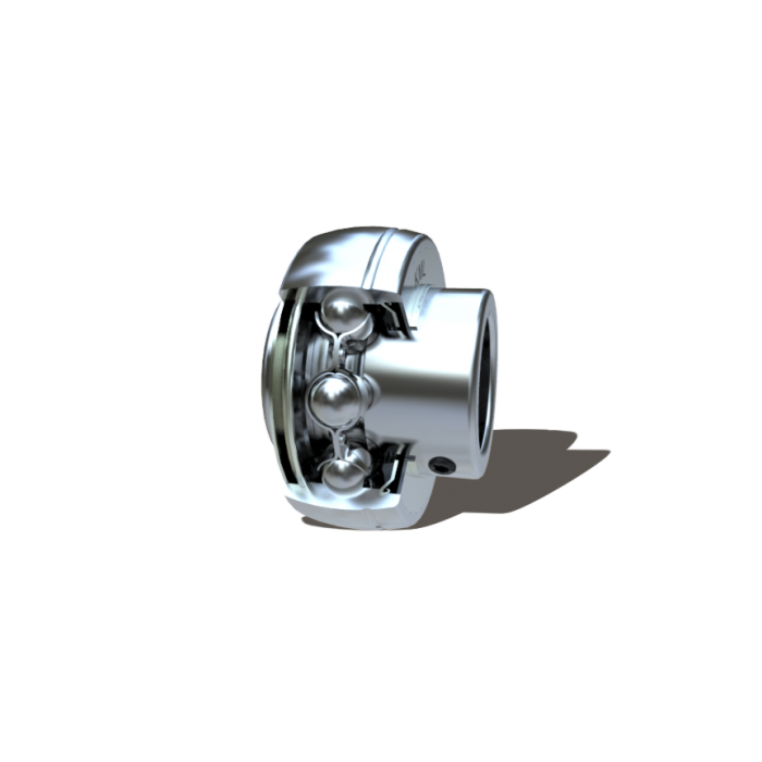 KML 5/8 in 47.37 in 22 in Relubricate Insert Ball Bearing with Set Screw
