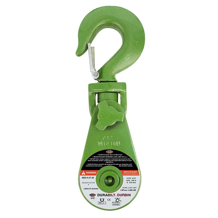 Durabilt USA 3 in 5/16 - 3/8 in 2 ton Snatch Block