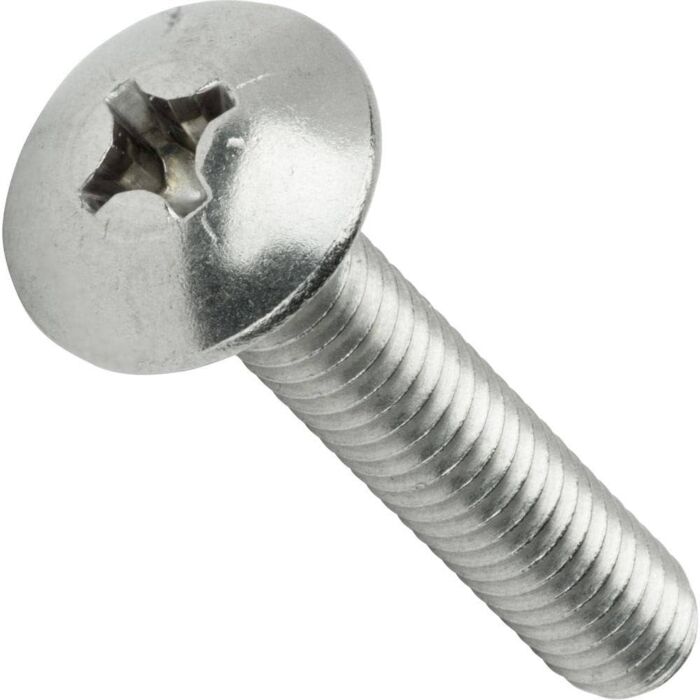 Star Stainless #10-24 x 1-1/2 in. Phillips Truss Head Machine Screw, Stainless Steel
