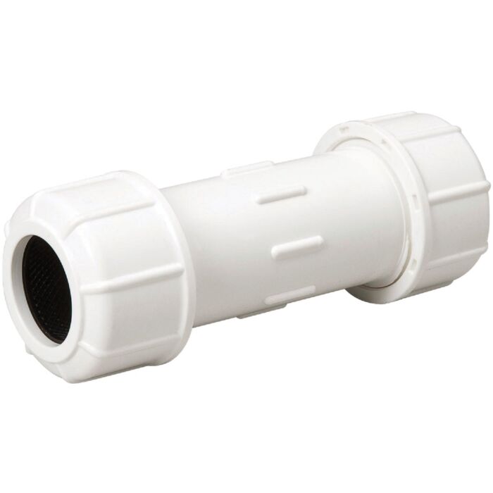 Boshart Industries 1-1/4" IPS PVC COMP COUPLING WITH NITRILE SEALS