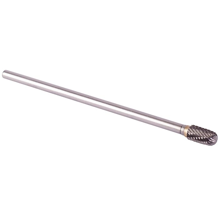 Drillco Cutting Tools SC-3L6, Solid Carbide Bur Double Cut