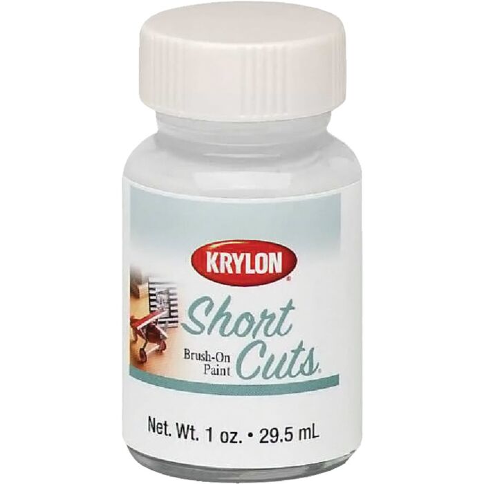 Krylon Short Cuts Hobby Paint (High Gloss - White) 1 fl oz