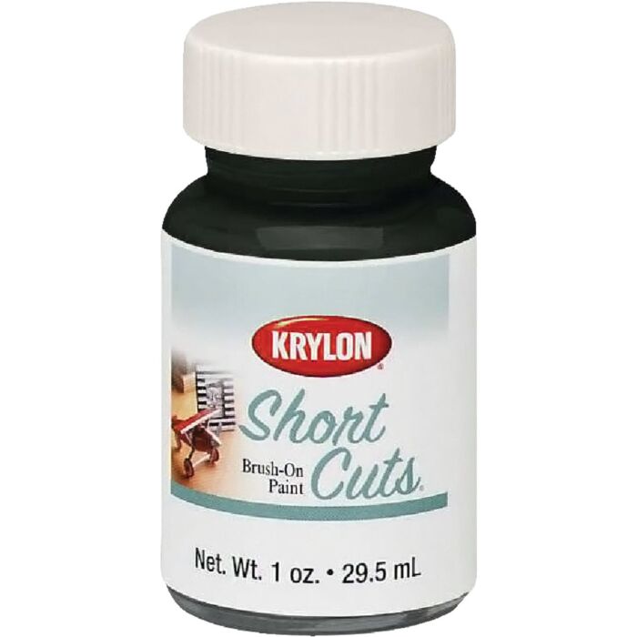 Krylon Short Cuts Hobby Paint (Flat - Black) 1 fl oz