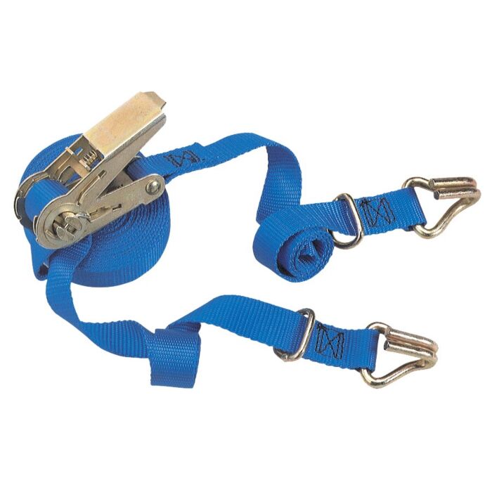 Peerless 1100 lb J-Hook and D-Ring Polyester Ratchet Tie Down