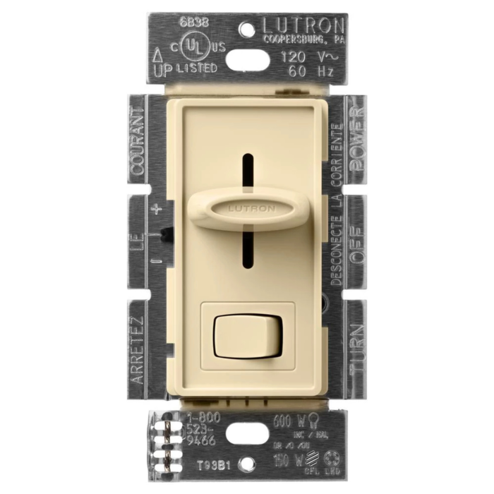 Lutron SKYLARK CFL/LED DIMMER IVORY CLAM
