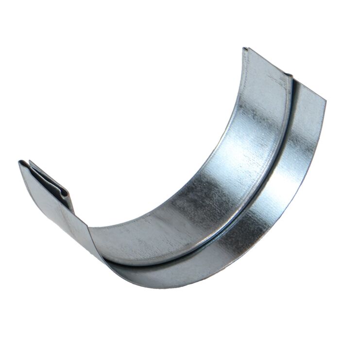 5 in Half Round Galvanized Steel Slip Joint Connector