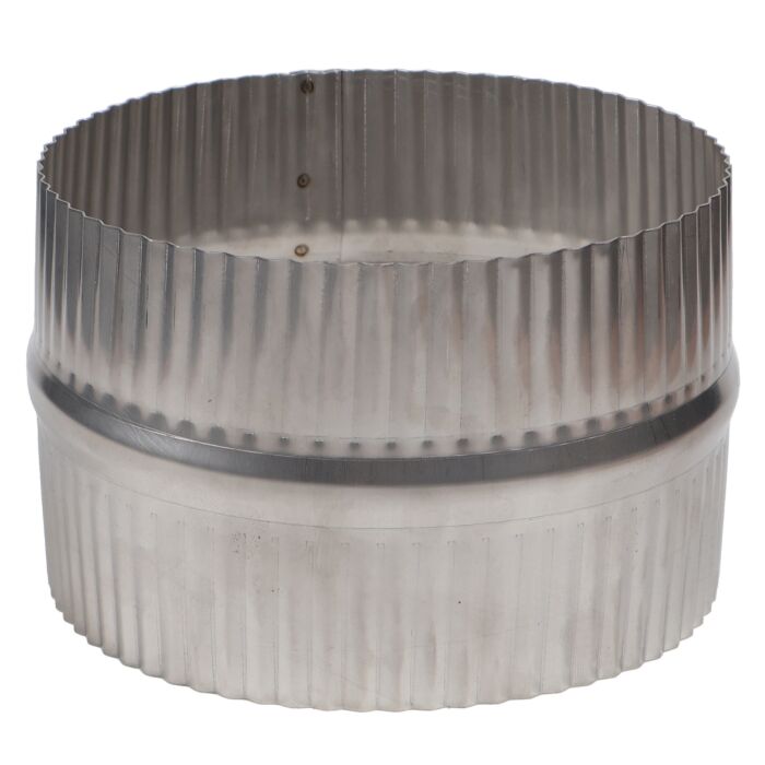 6 in 316 Stainless Steel Stove Pipe Crimp Coupler