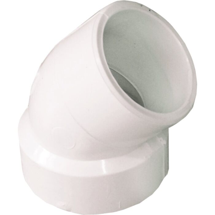 IPEX 1-1/2 In. Schedule 40 45 Deg. DWV PVC Street Elbow (1/8 Bend)