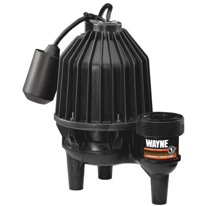 Wayne 120 V 60 Hz 1/2 hp Submersible Sewage Pump