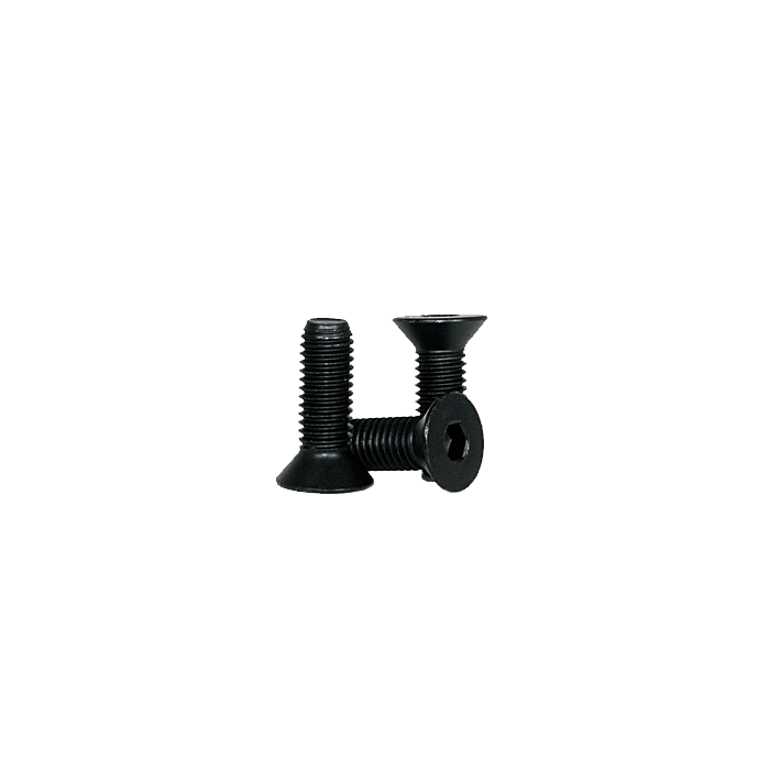 10 mm - 1.50 x 70 mm Flat Socket Head Cap Screw, Coarse Thread, Black Oxide 