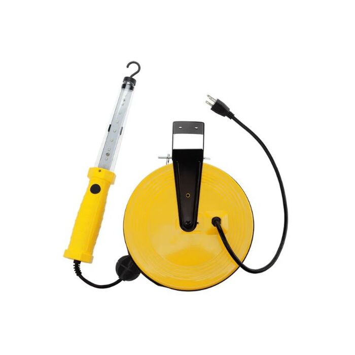Bayco 50' LED Work Light w/Magnetic Hook on Retractable Reel