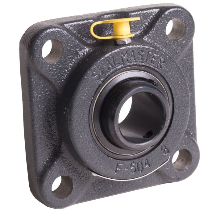 SealMaster 1 in 2-3/4 in 4 in Flange Mount Ball Bearing with Set Screw