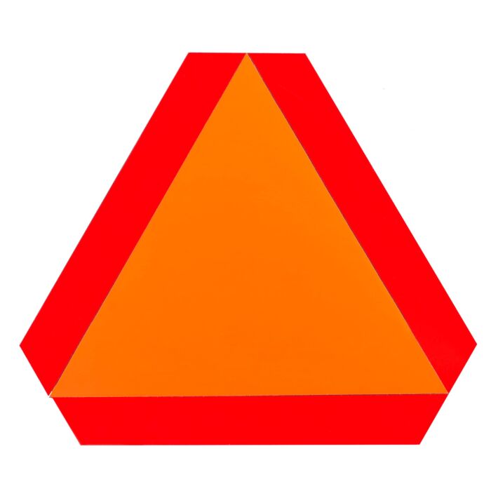 Safety Vehicle Emblem Inc Decal Standard Slow Moving Vehicle Sign