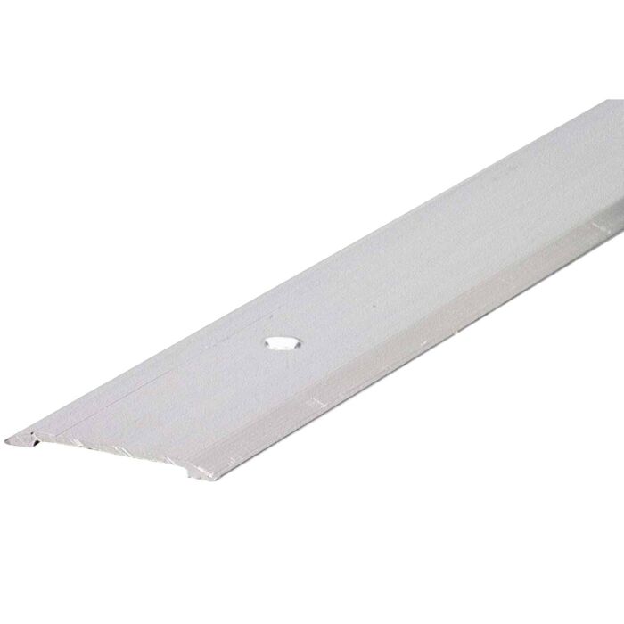 M-D Building Products 1-3/4 In. x 1/8 In. x 36 In. Satin Nickel Aluminum Flat Profile Threshold for Interior Doorways
