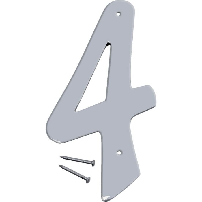 Hy-Ko 4 In. Satin Nickel Number 4