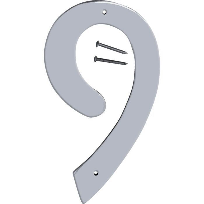 Hy-Ko 4 In. Satin Nickel Number 9