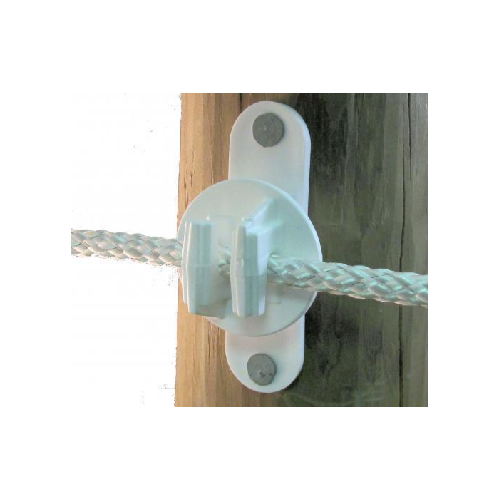 Dare Products WOOD POST OR VINYL POST INSULATOR - EQUINE WHITE