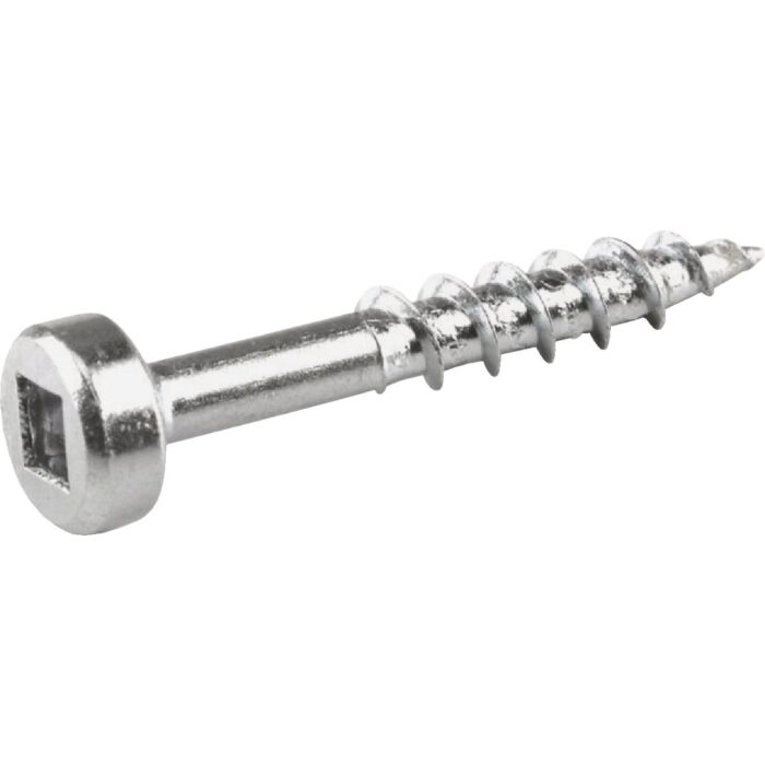 Kreg #7 x 1 In. Square Coarse Thread Pan Head Zinc Pocket-Hole Screw (250 Ct.)