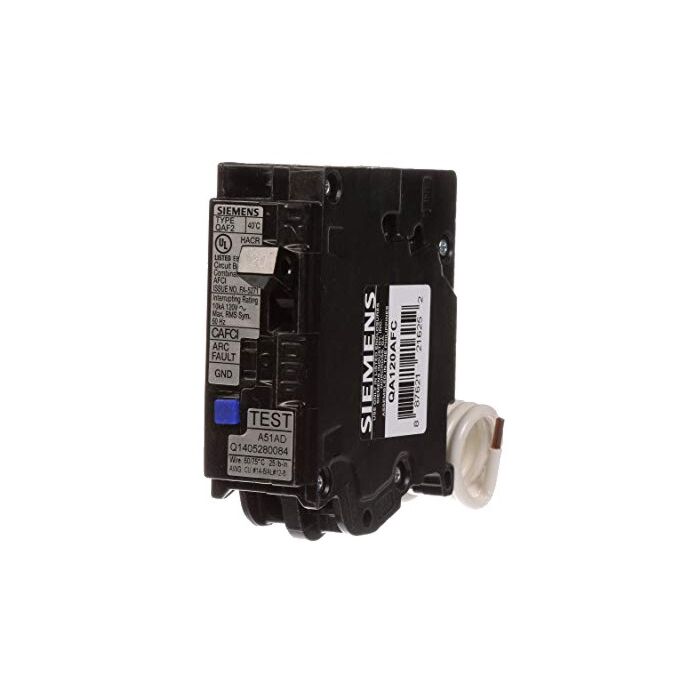 Siemens BRKR QAF2 AFCI 1P 120V 20A 10KA