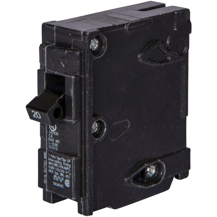 Siemens BREAKER 20A 1P 120V 10K QP