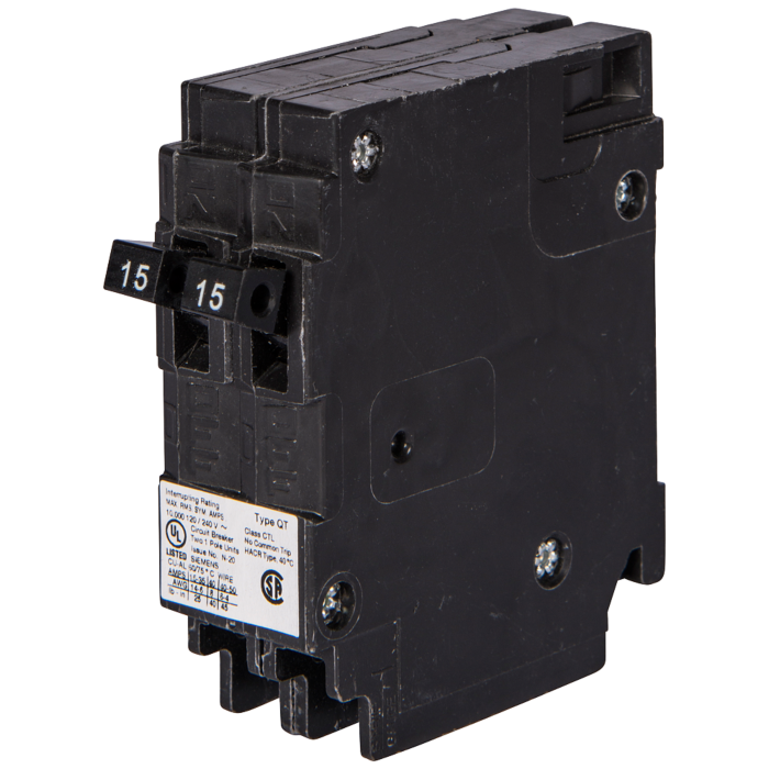 Siemens BREAKER 15/20A 1P 120V 10K QT NON-CTL