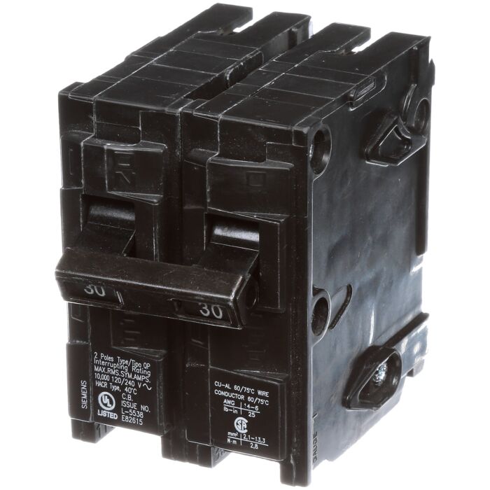 Siemens BREAKER 30A 2P 120/240V 10K QP