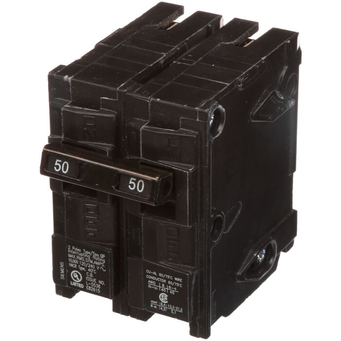 Siemens BREAKER 50A 2P 120/240V 10K QP