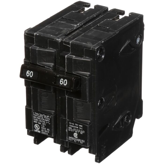 Siemens BREAKER 60A 2P 120/240V 10KA QP