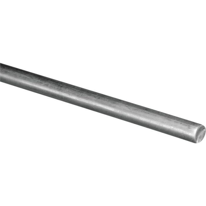 HILLMAN Solid Rod (Steel) 1/4" x 6 ft