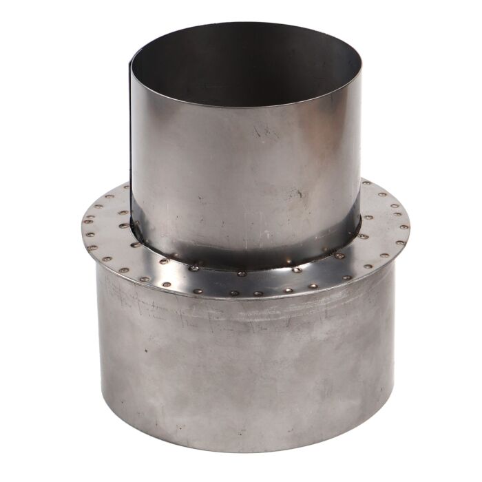 4 x 3 in 304 Stainless Steel Stove Pipe Reducer