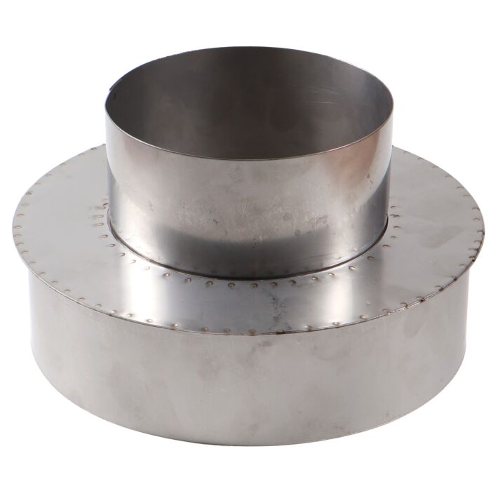 8 x 5 in 304 Stainless Steel Stove Pipe Reducer