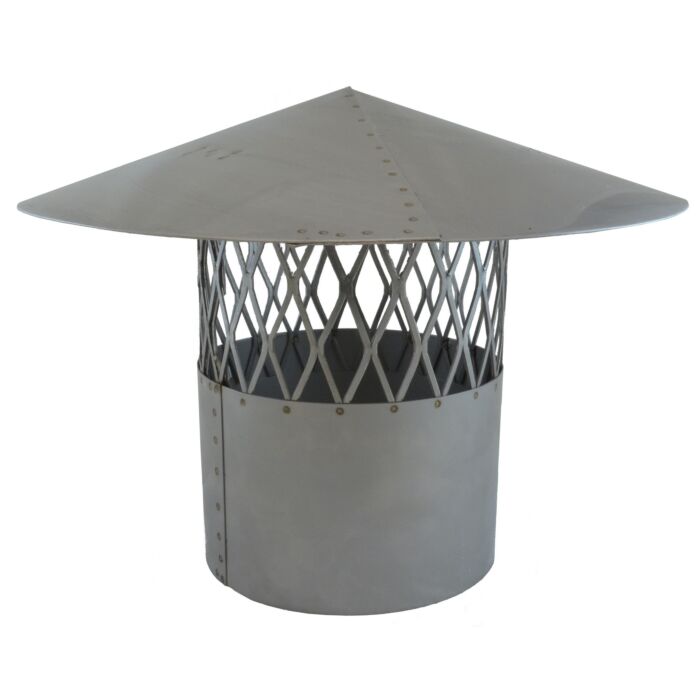 6 in Stainless Steel Stove Pipe Rain Cap