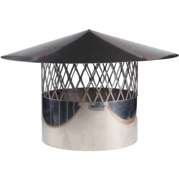 8 in Stainless Steel Stove Pipe Rain Cap