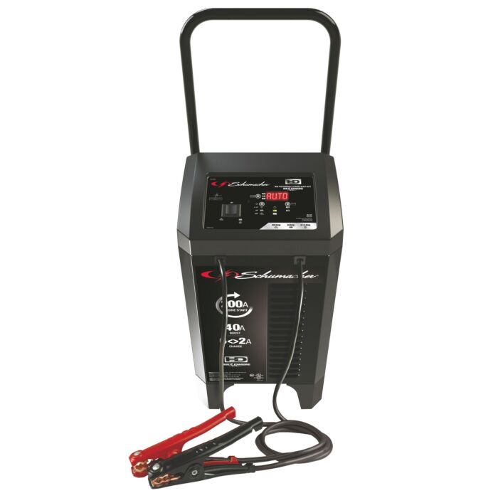 Schumacher 120 VAC 6/12 V Standard and AGM Batteries Fully Automatic Battery Charger/Engine Starter
