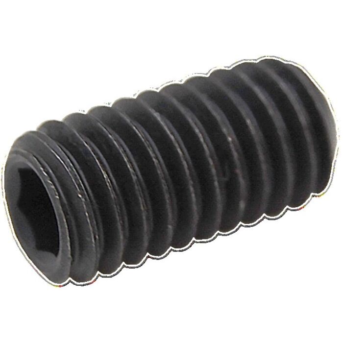 1/4"-20 x 1/4" Set Screw, Coarse Thread, Black Oxide 